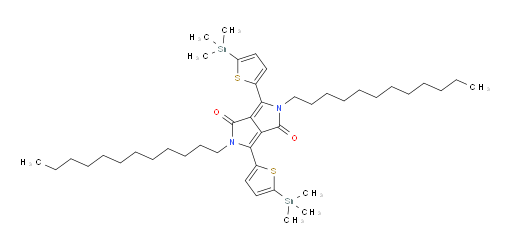 2,5-didodecyl-3,6-bis(5-(trimethylstannyl)thiophen-2-yl)pyrrolo[3,4-c]pyrrole-1,4(2H,5H)-dione