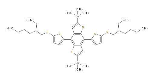 (4,8-bis(5-((2-ethylhexyl)thio)thiophen-2-yl)benzo[1,2-b:4,5-b']dithiophene-2,6-diyl)bis(trimethylstannane)
