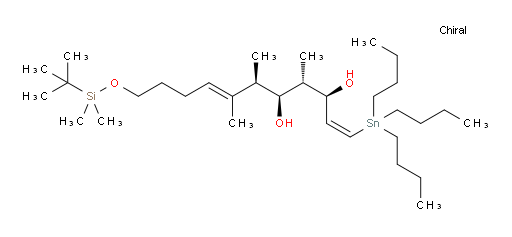 (1Z,3R,4S,5S,6R,7E)-11-((tert-butyldimethylsilyl)oxy)-4,6,7-trimethyl-1-(tributylstannyl)undeca-1,7-diene-3,5-diol