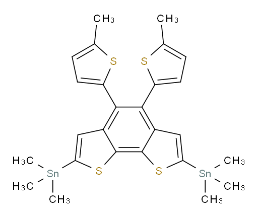 (4,5-bis(5-methylthiophen-2-yl)benzo[1,2-b:6,5-b']dithiophene-2,7-diyl)bis(trimethylstannane)