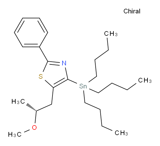(R)-5-(2-methoxypropyl)-2-phenyl-4-(tributylstannyl)thiazole