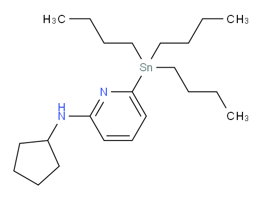N-cyclopentyl-6-(tributylstannyl)pyridin-2-amine