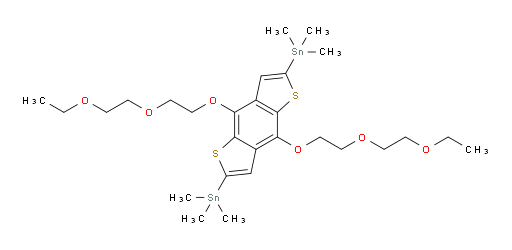 (4,8-bis(2-(2-ethoxyethoxy)ethoxy)benzo[1,2-b:4,5-b']dithiophene-2,6-diyl)bis(trimethylstannane)