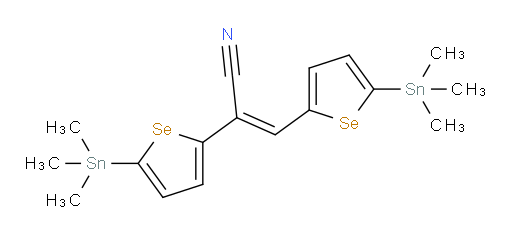 (E)-2,3-bis(5-(trimethylstannyl)selenophen-2-yl)acrylonitrile