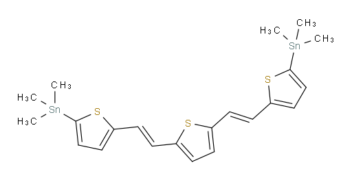 2,5-bis((E)-2-(5-(trimethylstannyl)thiophen-2-yl)vinyl)thiophene