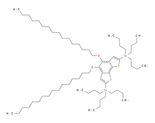 (4,5-bis(hexadecyloxy)benzo[1,2-b:6,5-b']dithiophene-2,7-diyl)bis(tributylstannane)