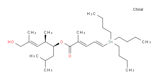 (2E,4E)-(4S,5R,E)-8-hydroxy-2,5,7-trimethyloct-6-en-4-yl 2-methyl-5-(tributylstannyl)penta-2,4-dienoate