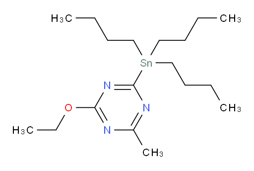 2-ethoxy-4-methyl-6-(tributylstannyl)-1,3,5-triazine