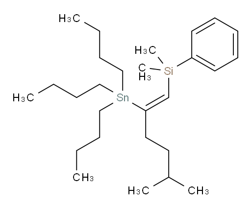(Z)-dimethyl(5-methyl-2-(tributylstannyl)hex-1-en-1-yl)(phenyl)silane