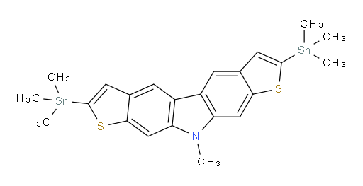 10-methyl-2,7-bis(trimethylstannyl)-10H-dithieno[2,3-b:3',2'-h]carbazole