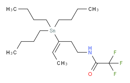 (E)-2,2,2-trifluoro-N-(3-(tributylstannyl)pent-3-en-1-yl)acetamide