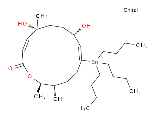 (3E,5R,8S,9Z,13S,14R)-5,8-dihydroxy-5,13,14-trimethyl-10-(tributylstannyl)oxacyclotetradeca-3,9-dien-2-one