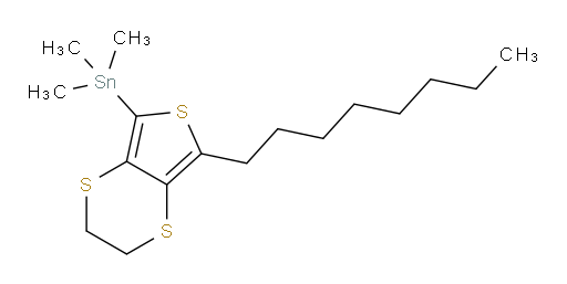 trimethyl(7-octyl-2,3-dihydrothieno[3,4-b][1,4]dithiin-5-yl)stannane