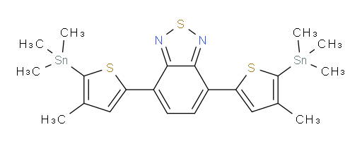 4,7-bis(4-methyl-5-(trimethylstannyl)thiophen-2-yl)benzo[c][1,2,5]thiadiazole