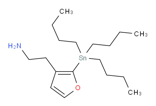 2-(2-(tributylstannyl)furan-3-yl)ethanamine