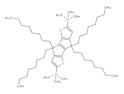 (4,4,8,8-tetraoctyl-4,8-dihydropentaleno[1,2-b:4,5-b']difuran-2,6-diyl)bis(trimethylstannane)
