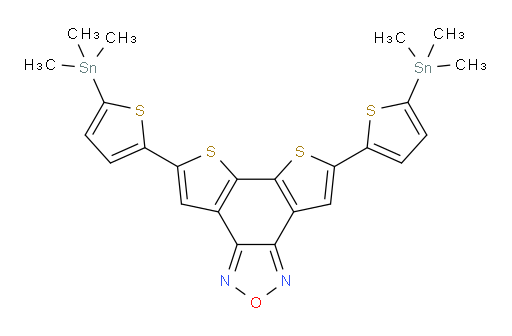 5,8-bis(5-(trimethylstannyl)thiophen-2-yl)dithieno[3',2':3,4;2'',3'':5,6]benzo[1,2-c][1,2,5]oxadiazole