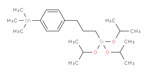 triisopropoxy(3-(4-(trimethylstannyl)phenyl)propyl)silane