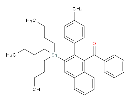 phenyl(2-(p-tolyl)-3-(tributylstannyl)naphthalen-1-yl)methanone