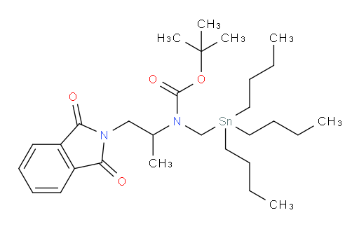 tert-butyl (1-(1,3-dioxoisoindolin-2-yl)propan-2-yl)((tributylstannyl)methyl)carbamate