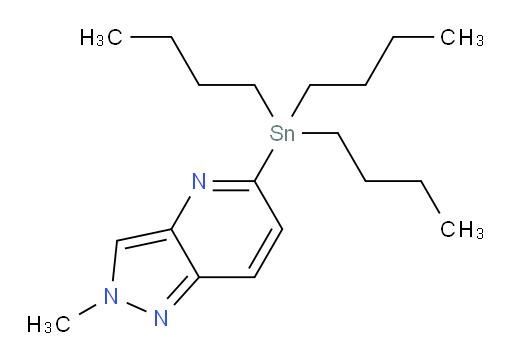 2-methyl-5-(tributylstannyl)-2H-pyrazolo[4,3-b]pyridine
