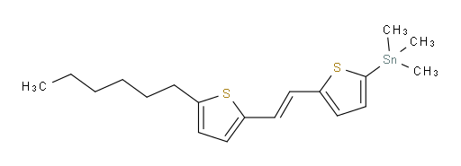 (E)-(5-(2-(5-hexylthiophen-2-yl)vinyl)thiophen-2-yl)trimethylstannane