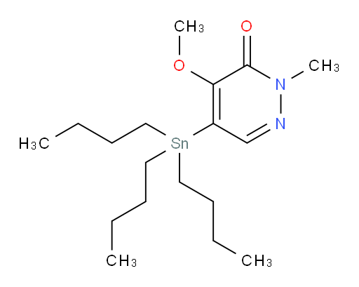 4-methoxy-2-methyl-5-(tributylstannyl)pyridazin-3(2H)-one