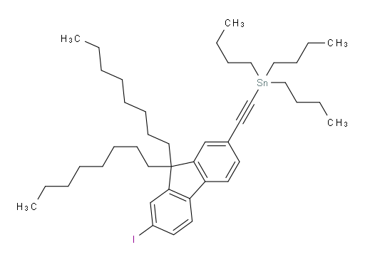 tributyl((7-iodo-9,9-dioctyl-9H-fluoren-2-yl)ethynyl)stannane