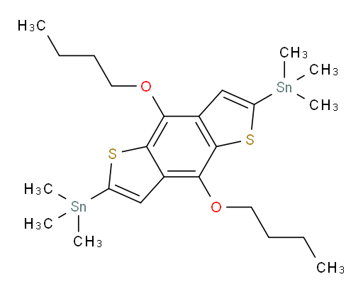 (4,8-dibutoxybenzo[1,2-b:4,5-b']dithiophene-2,6-diyl)bis(trimethylstannane)