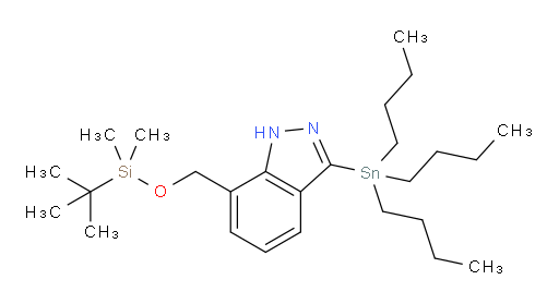 7-(((tert-butyldimethylsilyl)oxy)methyl)-3-(tributylstannyl)-1H-indazole