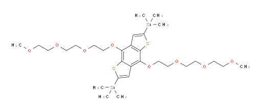 (4,8-bis(2-(2-(2-methoxyethoxy)ethoxy)ethoxy)benzo[1,2-b:4,5-b']dithiophene-2,6-diyl)bis(trimethylstannane)