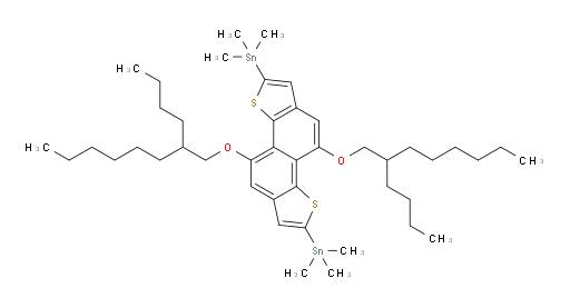 (4,9-bis((2-butyloctyl)oxy)naphtho[1,2-b:5,6-b']dithiophene-2,7-diyl)bis(trimethylstannane)