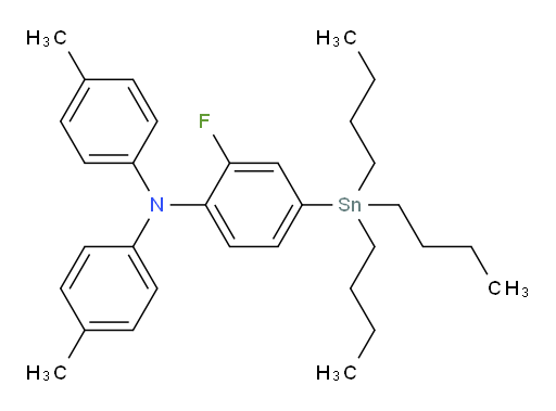 2-fluoro-N,N-di-p-tolyl-4-(tributylstannyl)aniline