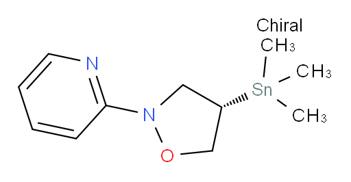 (S)-2-(pyridin-2-yl)-4-(trimethylstannyl)isoxazolidine