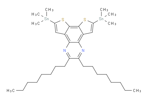 2,3-dioctyl-6,9-bis(trimethylstannyl)dithieno[3,2-f:2',3'-h]quinoxaline