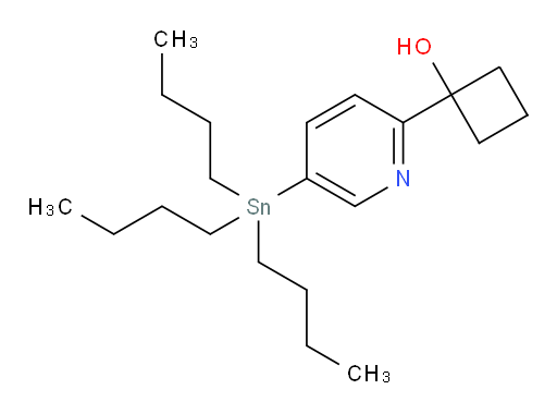 1-(5-(tributylstannyl)pyridin-2-yl)cyclobutanol