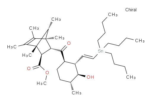 (1R,2R,3R,4S,7R)-methyl 3-((1R,2R,3S,4R)-3-hydroxy-4-methyl-2-((E)-2-(tributylstannyl)vinyl)cyclohexanecarbonyl)-1,4,5,6,7-pentamethylbicyclo[2.2.1]hept-5-ene-2-carboxylate