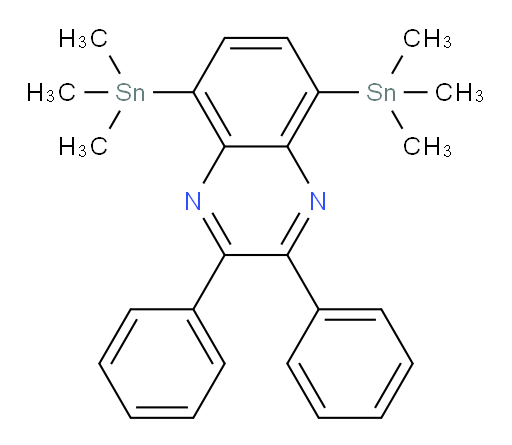 2,3-diphenyl-5,8-bis(trimethylstannyl)quinoxaline