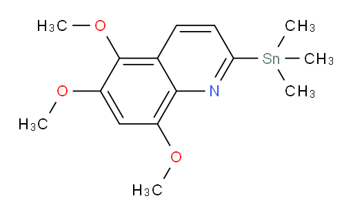 5,6,8-trimethoxy-2-(trimethylstannyl)quinoline