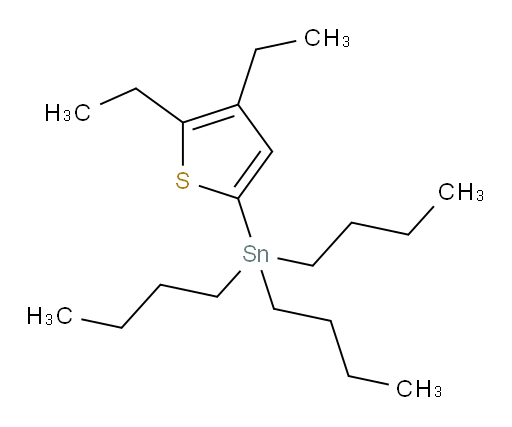 三丁基(4,5-二乙基噻吩-2-基)锡烷