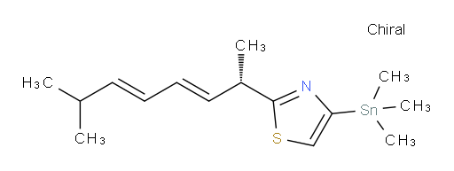 2-((S,3E,5E)-7-methylocta-3,5-dien-2-yl)-4-(trimethylstannyl)thiazole