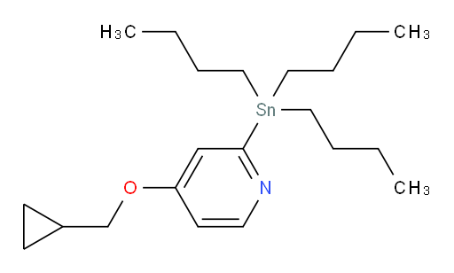 4-(cyclopropylmethoxy)-2-(tributylstannyl)pyridine
