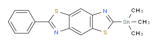 2-phenyl-6-(trimethylstannyl)benzo[1,2-d:4,5-d']bis(thiazole)