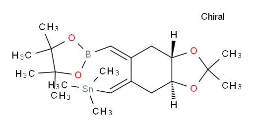 ((Z)-((3aS,7aS,Z)-2,2-二甲基-6-((4,4,5,5-四甲基-1,3,2-二氧杂环己硼烷-2-基)亚甲基)四氢苯并[d][1,3]二氧杂环戊烯-5(6H)-亚基)甲基)三甲基锡烷