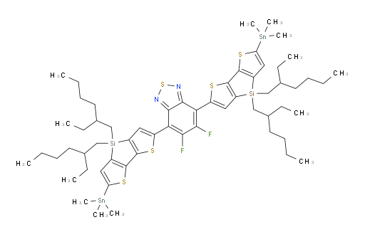4,7-bis(4,4-bis(2-ethylhexyl)-6-(trimethylstannyl)-4H-silolo[3,2-b:4,5-b']dithiophen-2-yl)-5,6-difluorobenzo[c][1,2,5]thiadiazole