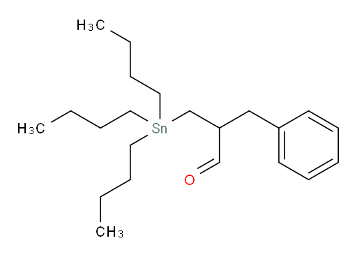 2-benzyl-3-(tributylstannyl)propanal