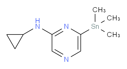 N-cyclopropyl-6-(trimethylstannyl)pyrazin-2-amine