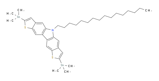 5-hexadecyl-2,8-bis(trimethylstannyl)-5H-dithieno[3,2-b:2',3'-h]carbazole