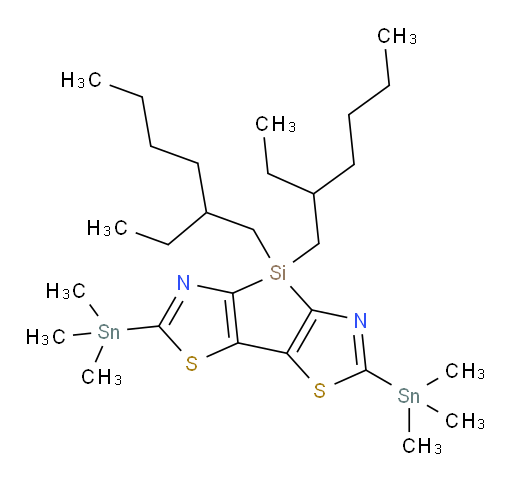 4,4-bis(2-ethylhexyl)-2,6-bis(trimethylstannyl)-4H-silolo[2,3-d:5,4-d']bis(thiazole)