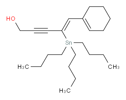 (Z)-5-(cyclohex-1-en-1-yl)-4-(tributylstannyl)pent-4-en-2-yn-1-ol
